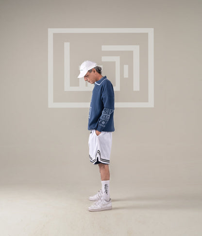 White Basketball Shorts - Richa UAE